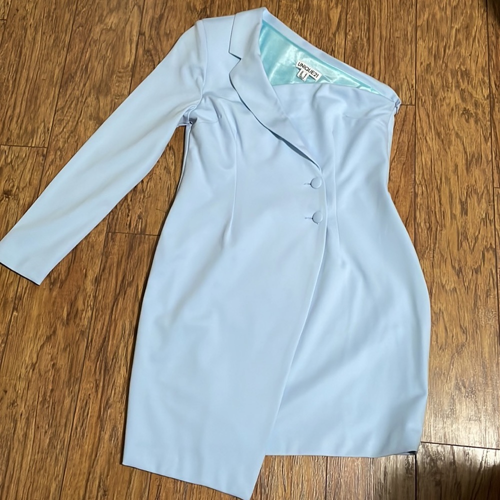 Blue One Shoulder Dress SALE